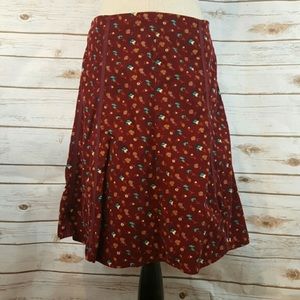 Free People floral A-line skirt